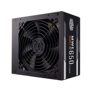 fuente de alimentacion atx 650w coolermaster mwe bronze v2 230v 80  bronze no modular vent 120mm