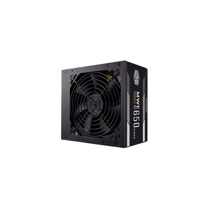 fuente de alimentacion atx 650w coolermaster mwe bronze v2 230v 80  bronze no modular vent 120mm