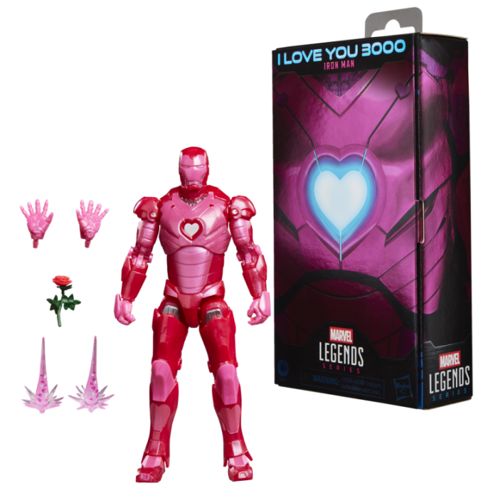 hasbro figura hasbro marvel legends series i love you boo iron man