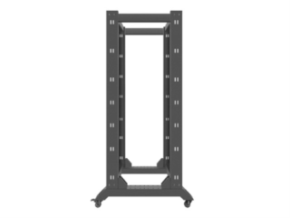 armario lanberg abierto rack 19" 32u 600x800 negro