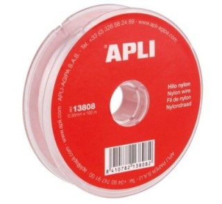 bobina cuerda nylon apli 0.35mmx100m 13808