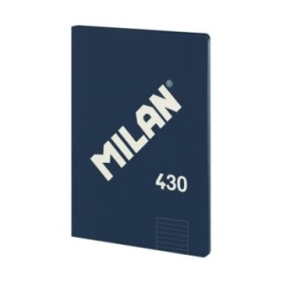 cuad. encolado milan a4 48f hztal azul