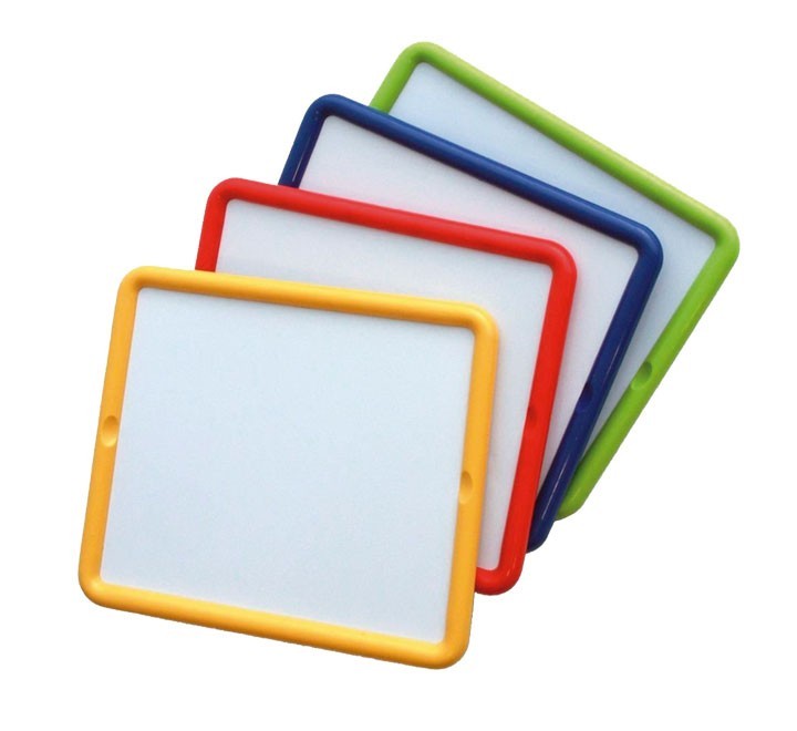 set 4pizarras 2cara metalica 30x26cm miniland97930