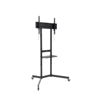 soporte suelo tooq ruedas "kefren" 37 70" negro