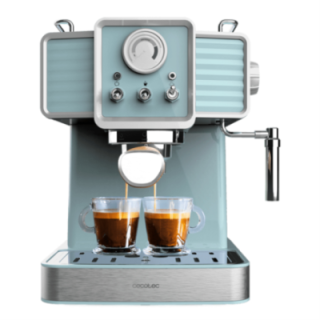 cafetera cecotec vintage espresso 20 tradizionale light blue