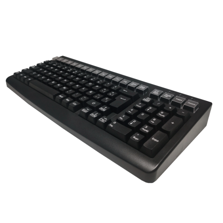 teclado pos mustek mkb 800. usb. negro.