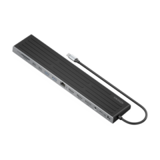 usb c dock aisens 13 en 1 usb c a 2xhdmi 1xdp 1xrj45 1xsd 1xranura kensington
