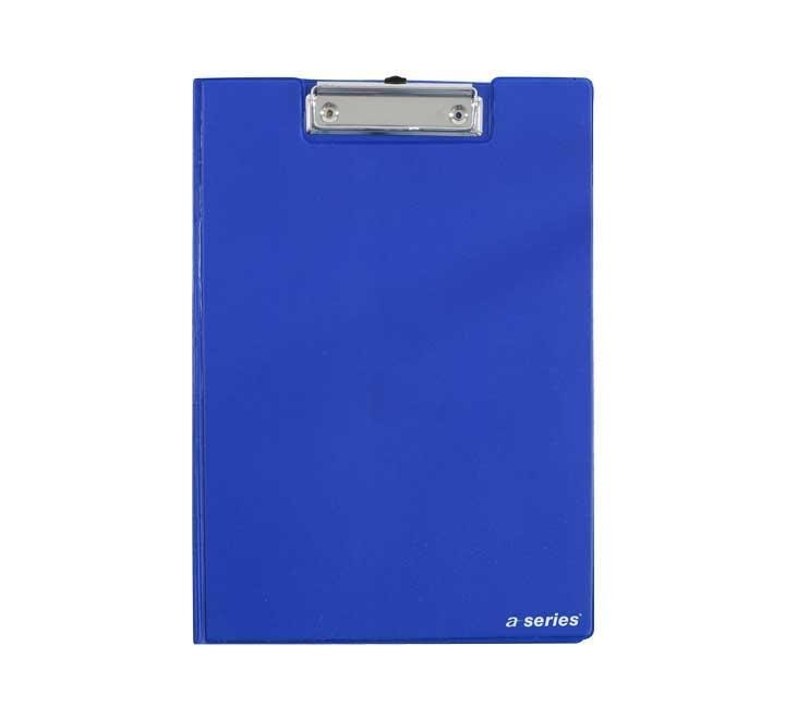 soporte con clip a series a4 solapa azul