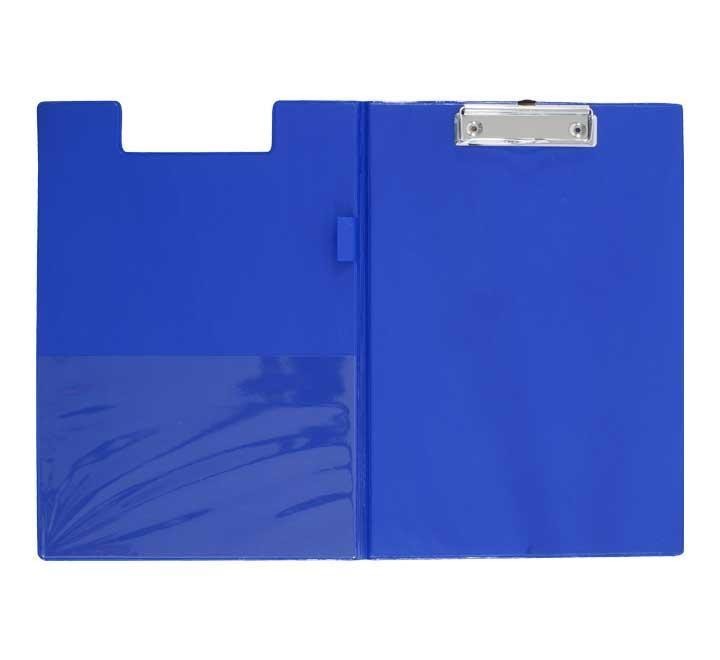 soporte con clip a series a4 solapa azul