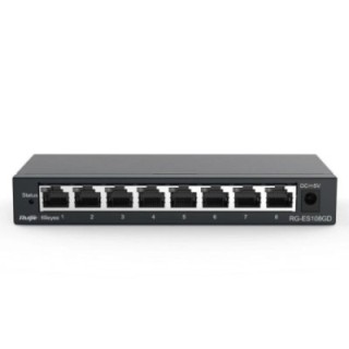 reyee unmanaged switch 8xgb rj45 steel case