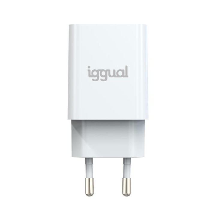 iggual cargador de pared 1xusb 5v/2.4a  12w