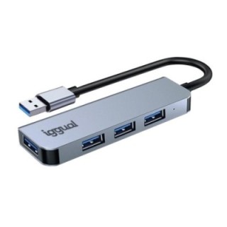 iggual hub usb a 3.0 x 4 puertos usb a 3.0