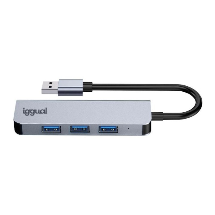 iggual hub usb a 3.0 x 4 puertos usb a 3.0