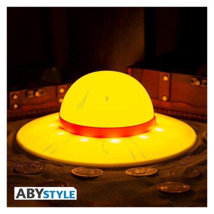 abystyle lampara abystyle one piece sombrero de paja