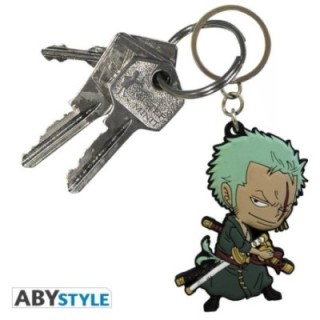 abystyle llavero pvc abystyle one piece zoro super deformed
