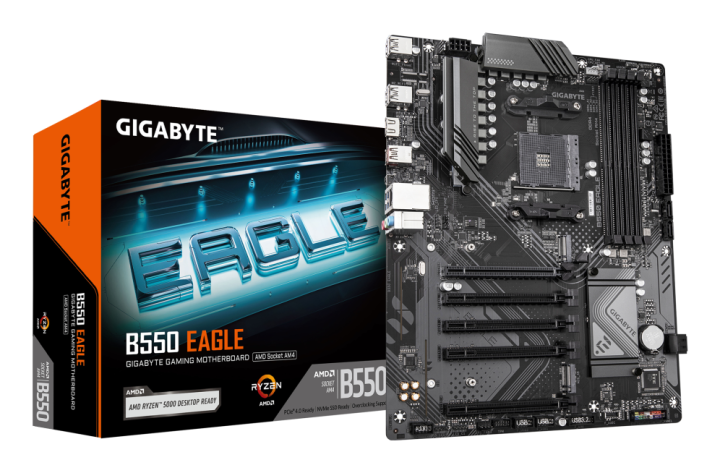 placa base gigabyte b550 eagle 4x ddr4