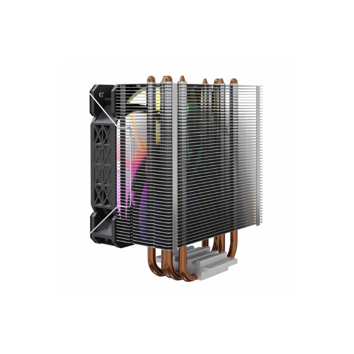 disipador cpu 180w savio vortex x2 argb ventilador 120mm multisocket 1800 rpm