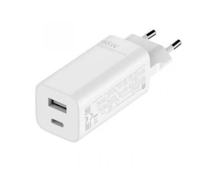 cargador usb xiaomi mi 65 w gan 1xusb a  1xtipo c