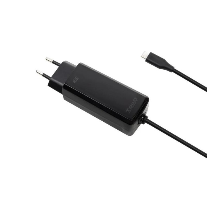 tooq cargador port?til gan usb c pd 45w c?bico