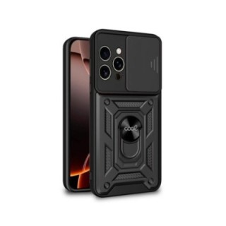 funda cool iphone 16 pro hard ring negro anillo sujecion iman refuerzo extra