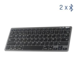 iggual teclado bluetooth slim tkl bt negro 2 canal