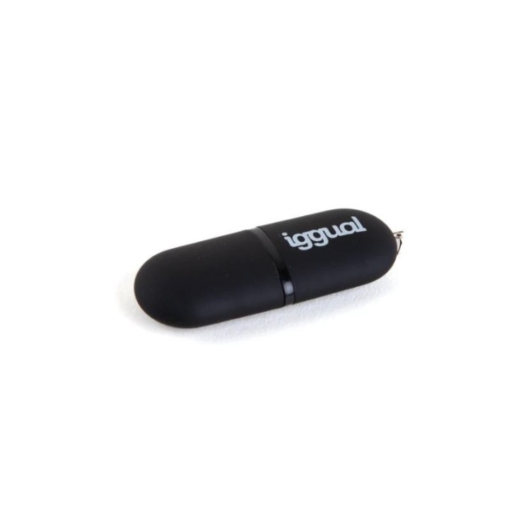 iggual l?piz usb 2.0 16gb pen16 negro con tapa