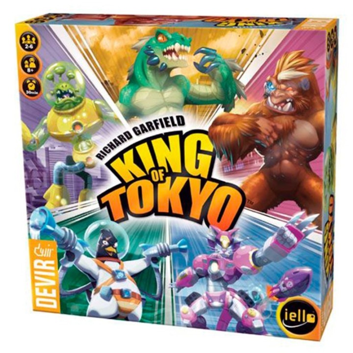 devir juego de mesa devir king of tokyo pegi 8