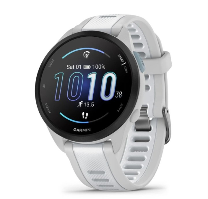 smartwatch garmin forerunner 165 43mm blanco