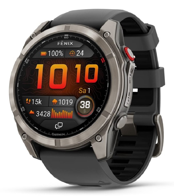 smartwatch garmin fenix 8 pro 51mm amoled gris