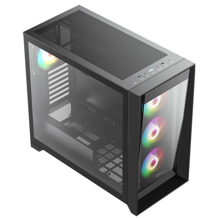 keep out caja e atx xc 911 pro master argb c 3x2