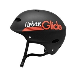casco urban glide m adulto negro correa ajustable carcasa abs rejillas ventilacion