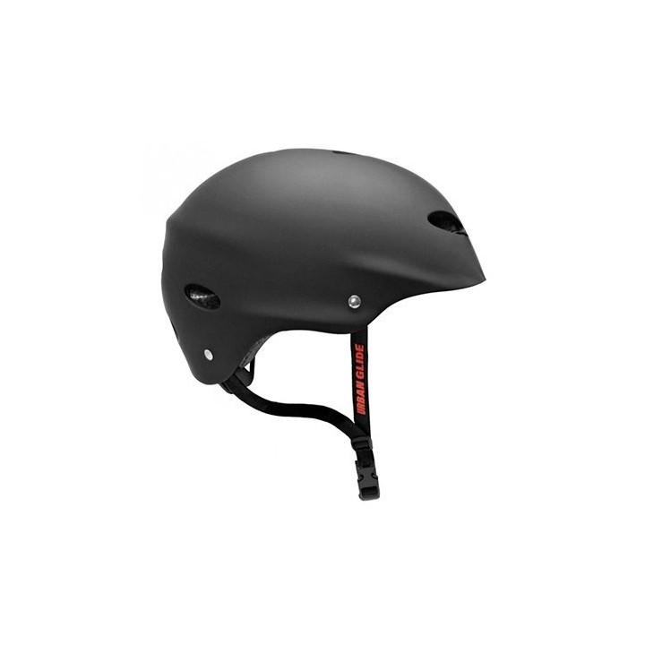 casco urban glide m adulto negro correa ajustable carcasa abs rejillas ventilacion