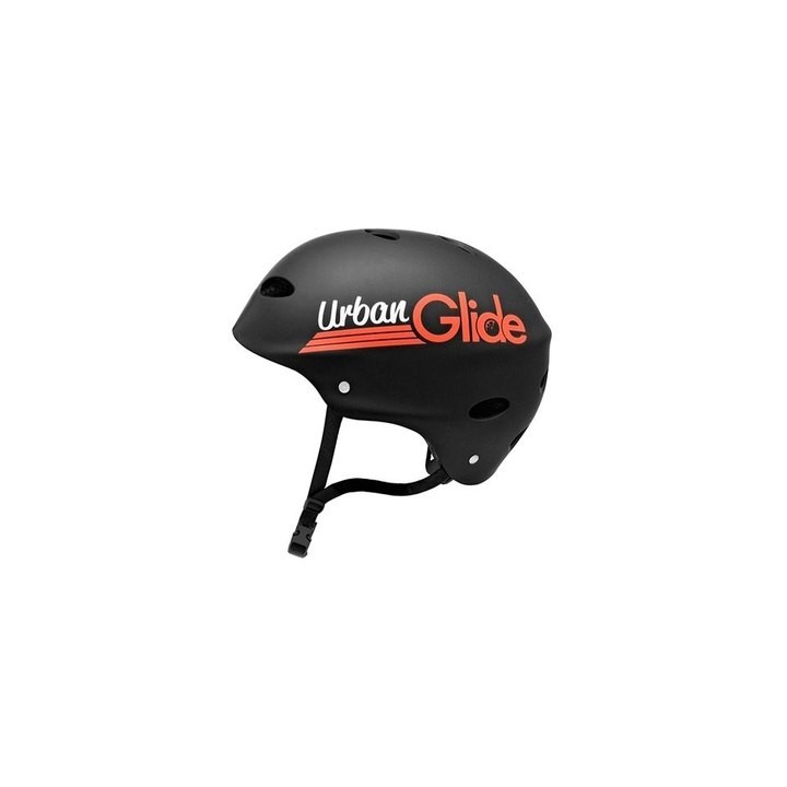 casco urban glide m adulto negro correa ajustable carcasa abs rejillas ventilacion