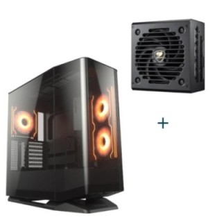 cougar caja fv270 rgb + fte gex pro 750 80+gold