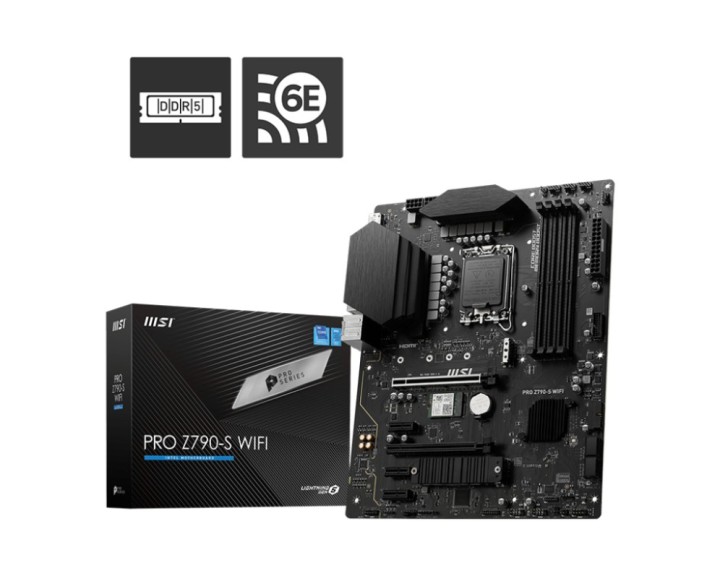 placa base msi pro z790 s wifi 1700 atx 4xddr5