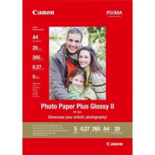 canon papel fotografico canon 2311b019 brillo ii plus pp   201 a4    20 hojas