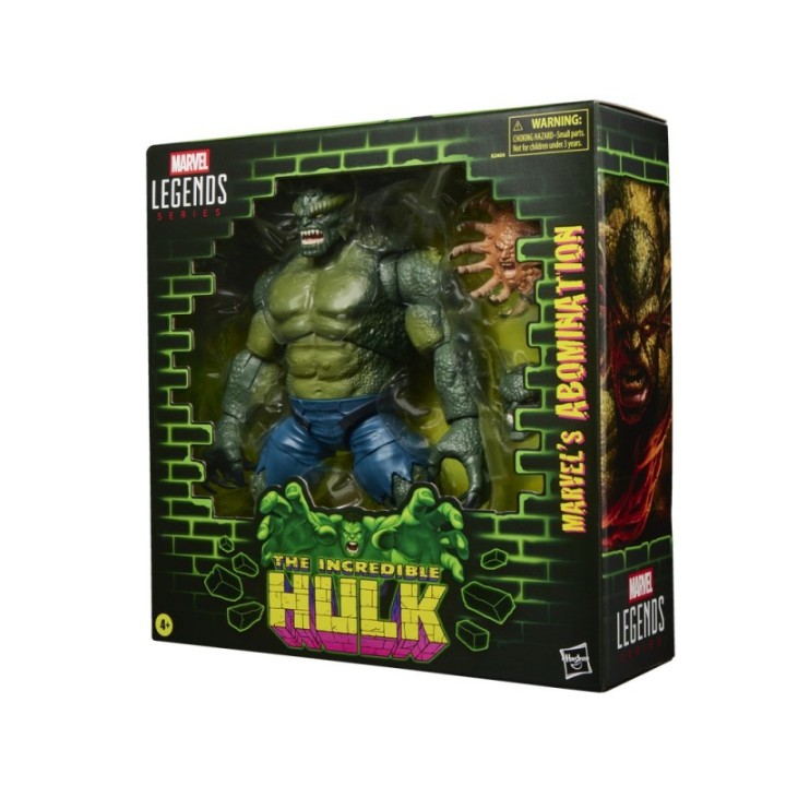 hasbro figura hasbro marvel legends series the incredible hulk marvels abomination
