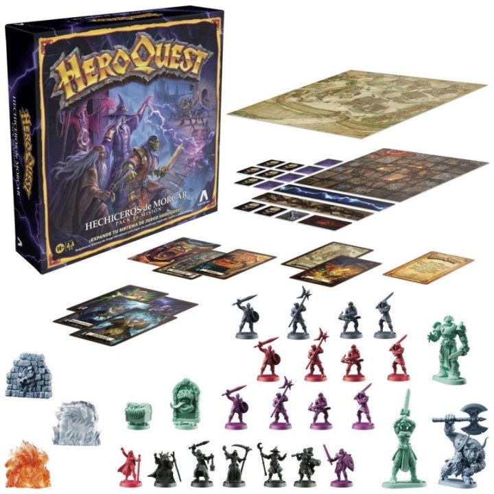 hasbro juego de mesa hasbro heroquest wizards of morcar
