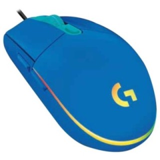 logitech mouse raton logitech g102 lightsync azul gaming 8.000 dpi 6 botones