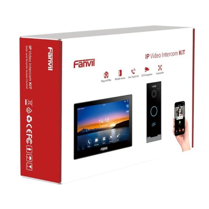 fanvil vik 01 kit de videoportero linux ip wifi