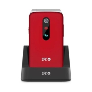 spc 2339n movil stella 3 4g bt fm + dock rojo