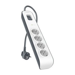 belkin regleta alimentacion belkin bsv400vf2m   v2 4 tomas proteccion sobretension cable 2m