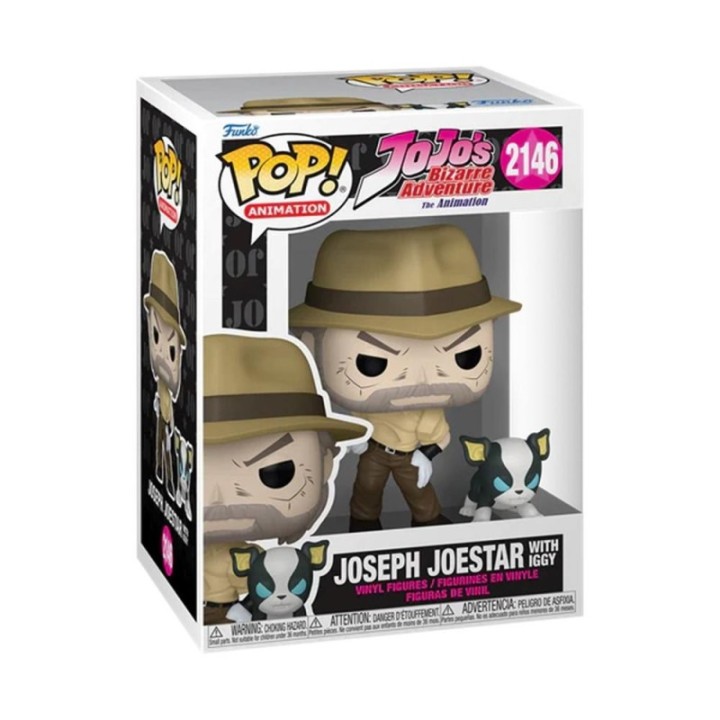 funko funko pop animation jojos bizarre adventure joseph & iggy