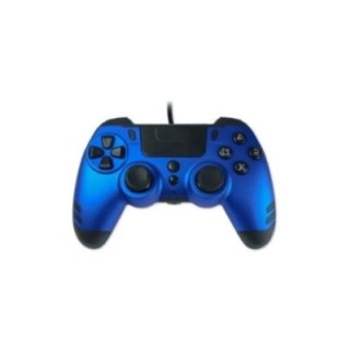 gamepad wired lexip ps4 pc steelplay sapphire blue 4 back paddles cable 3m usb a audio jack