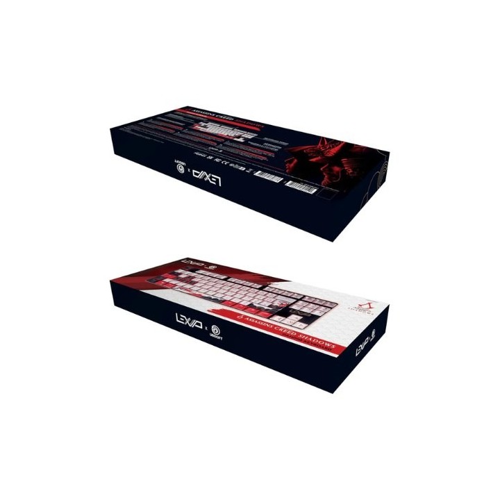 teclado gaming lexip assassins creed shadows qwrty rgb cable 1.60m n programable