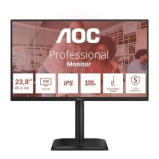 aoc 24e4u monitor 23.8" 120hz ips s sub hdmi dp