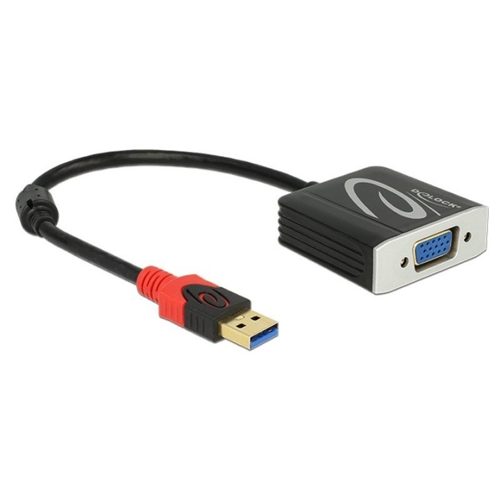 delock adaptador usb 3.0 tipo a macho a vga hembra