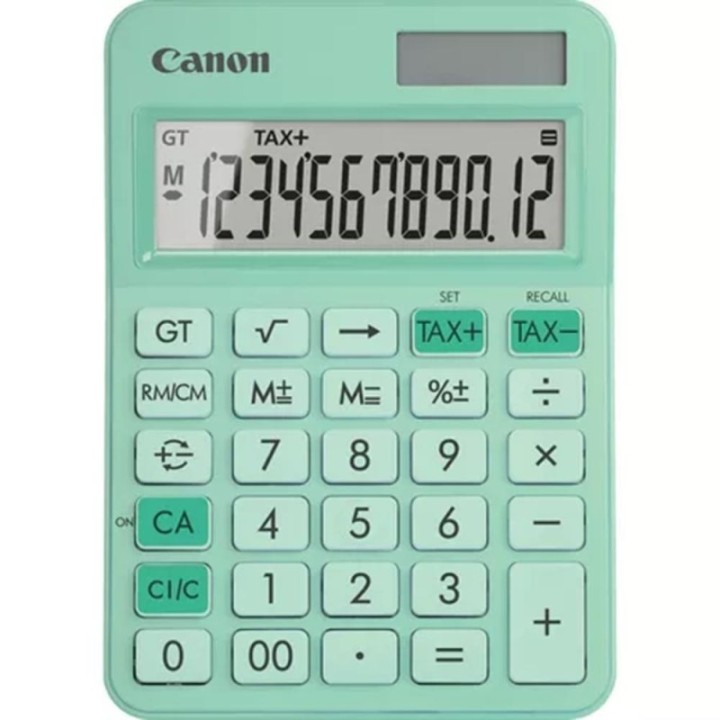 canon calculadora canon sobremesa ls   125kb   gr emea hb 12 digitos verde