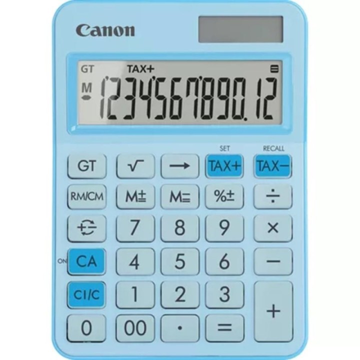 canon calculadora canon sobremesa ls   125kb   pbl emea hb 12 digitos azul