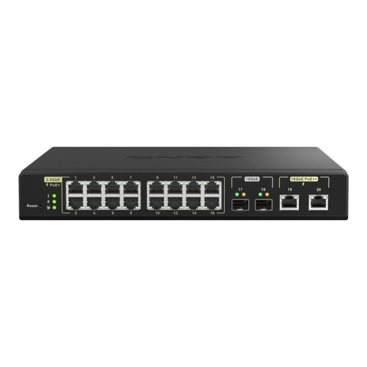 qnap switch qnap qsw   m2116p   2t2s 20 puertos